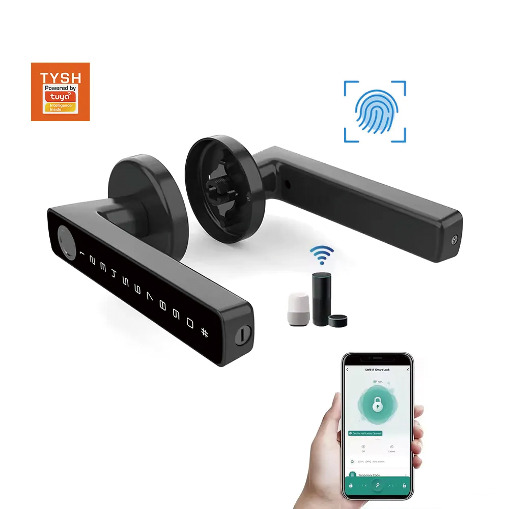 Smart Door Lock Wifi - TYSH Tuya Smart Automatic Security Biometric