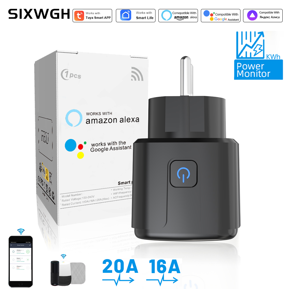 Wifi Smart Plug - Tuya Smart Socket WiFi Remote Control