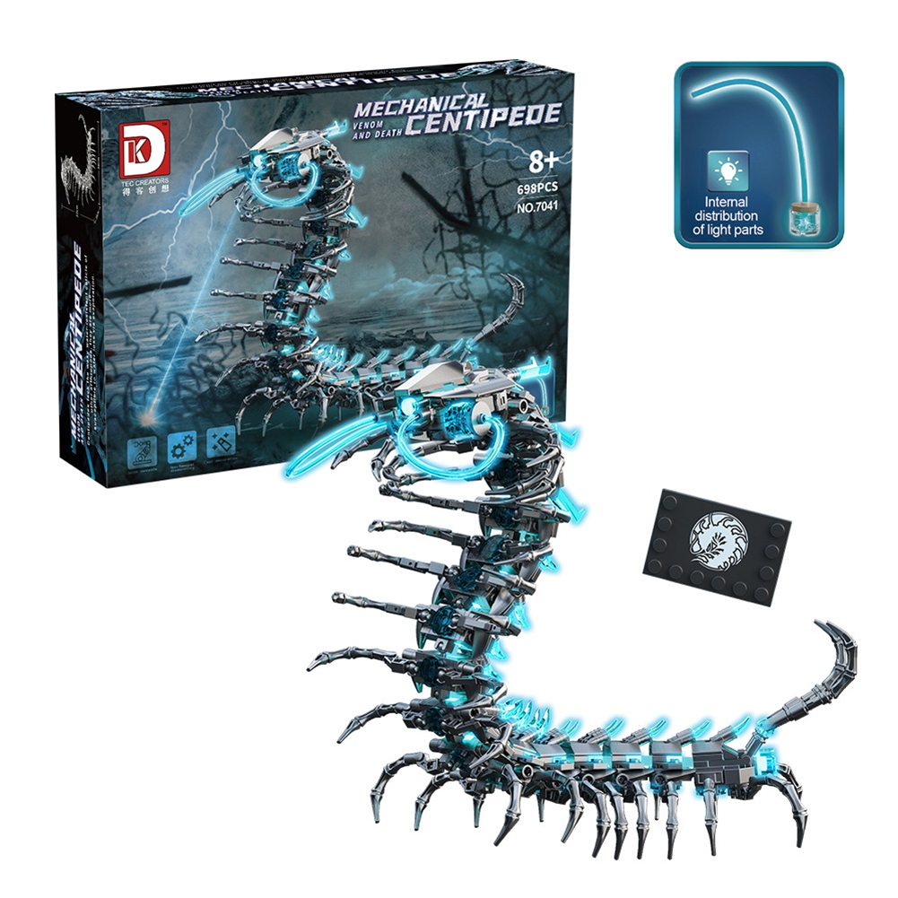 Stem Robotics Kit - 7041 Mechanical Centipede Building Blocks 698PCS