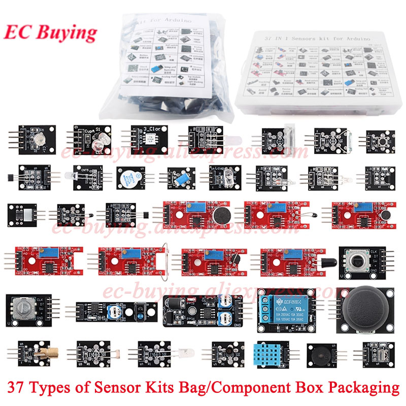 37 in 1 Sensors Modules 37 Kit - đánh giá và giá Esp32 Smart Home Kit