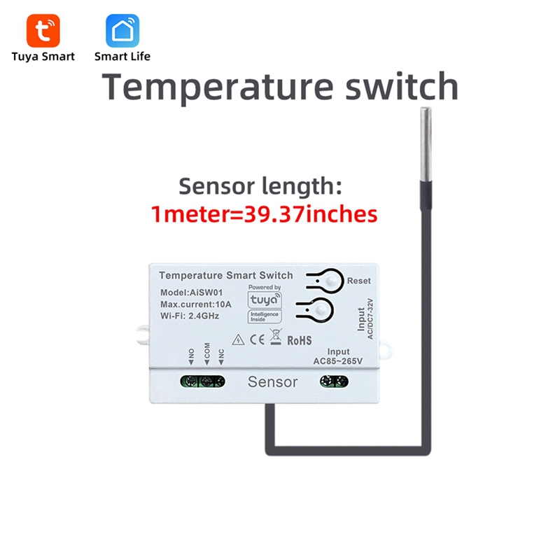 Tuya WiFi Temperature Switch S - đánh giá và giá Wifi Thermostat