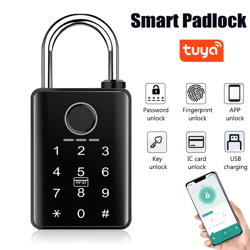 Tuya Smart Door Lock Fingerpri - đánh giá và giá Smart Door Lock Wifi