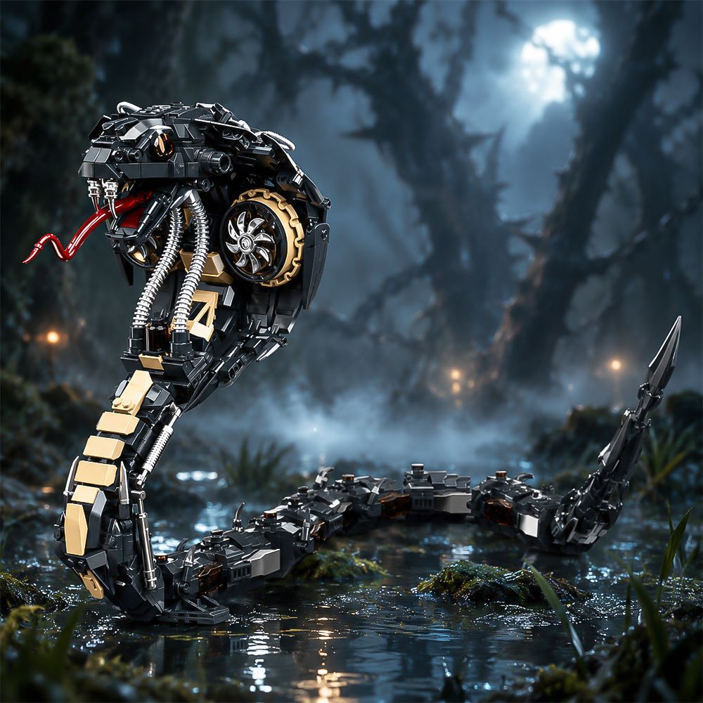 Mechanical Cobra Style Animal  - đánh giá và giá Stem Robotics Kit