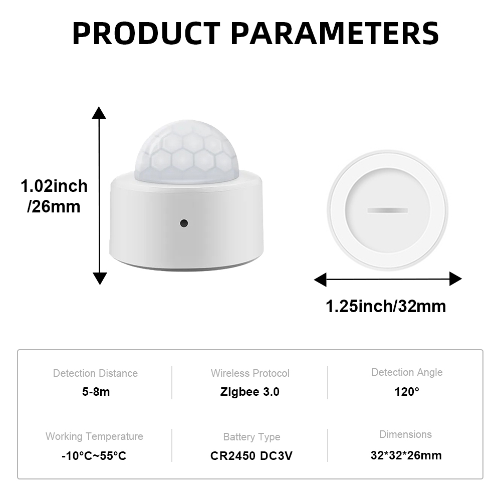 Tuya ZigBee Light Sensor Lumin - đánh giá và giá Smart Home Automation Kit