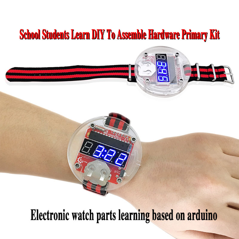 Single Chip LED Kit Clock DIY  - đánh giá và giá Microcontroller Kit