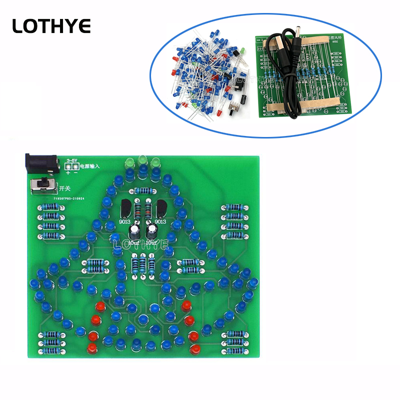 DC 3-5V Đèn LED Xoay Chuông Gi - đánh giá và giá Electronics Project Kit