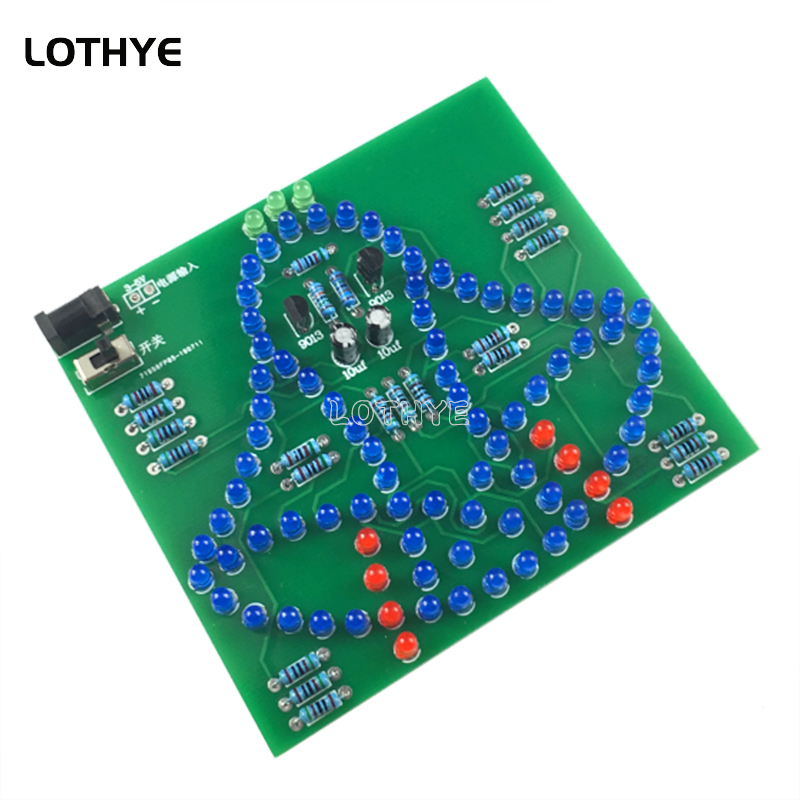 DC 3-5V Đèn LED Xoay Chuông Gi - đánh giá và giá Electronics Project Kit