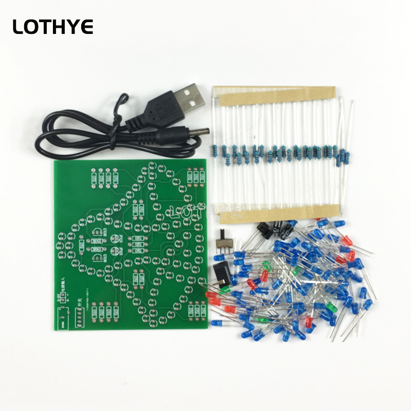 DC 3-5V Đèn LED Xoay Chuông Gi - đánh giá và giá Electronics Project Kit