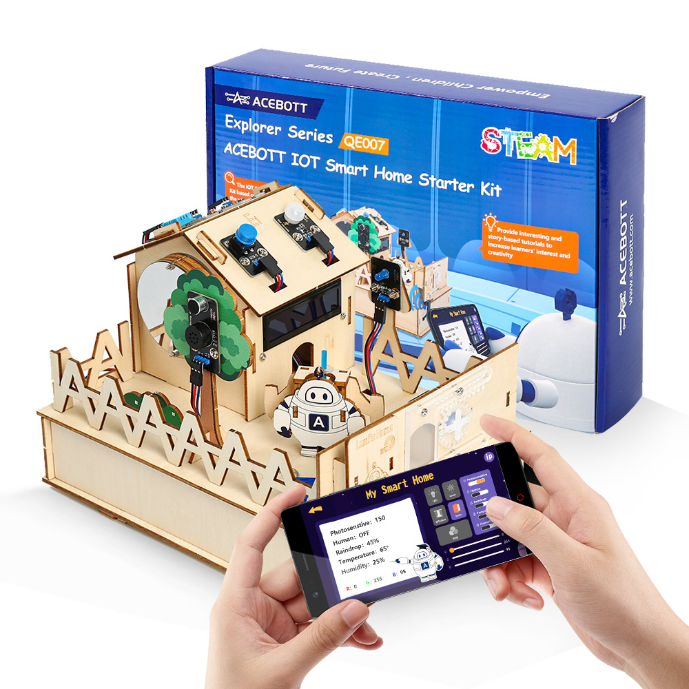 ACEBOTT Smart Home STEM STEAM  - đánh giá và giá Esp32 Smart Home Kit