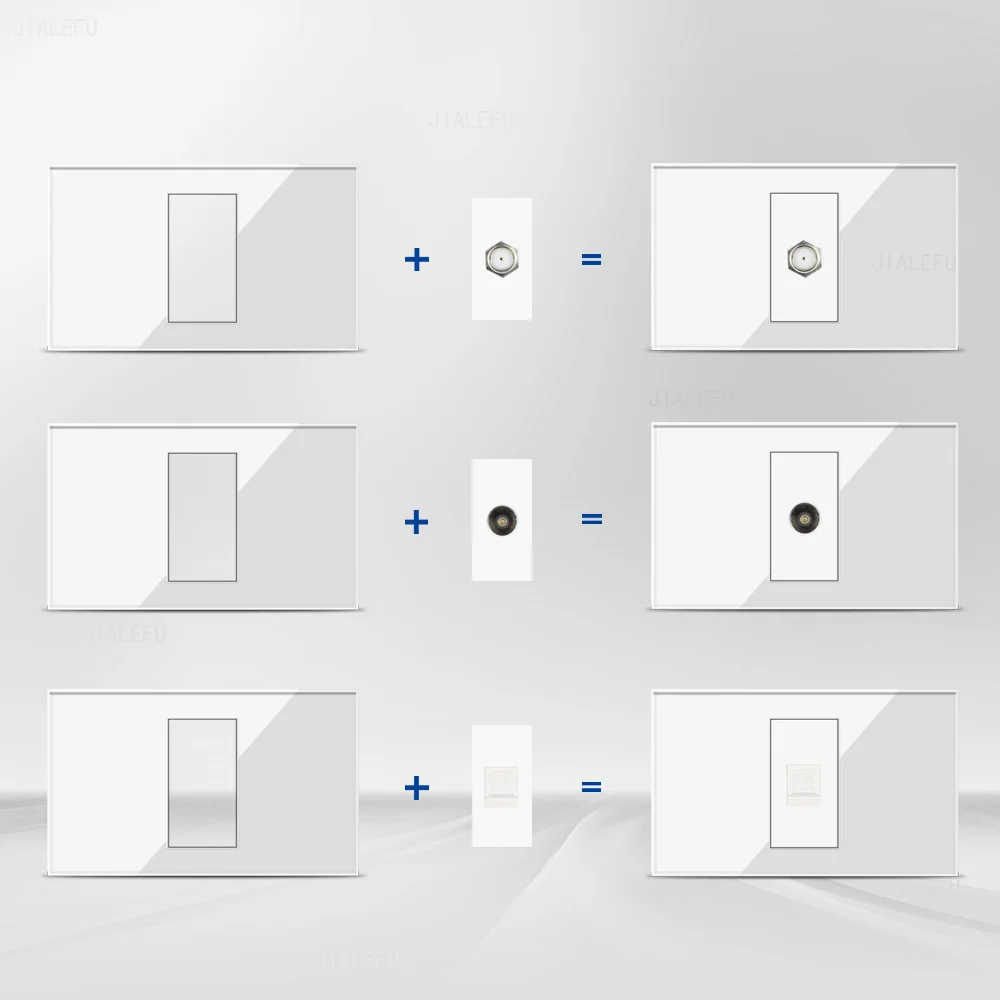 DELEFU White Glass Panel 3/1 M - đánh giá và giá Wifi Smart Plug