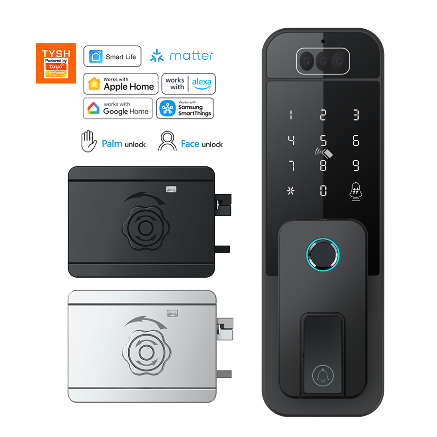 TYSH Matter Tuya Smart Rim Loc - đánh giá và giá Smart Door Lock Wifi