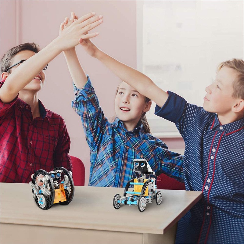 13-in-1 Solar Powered Robot Ki - đánh giá và giá Stem Robotics Kit