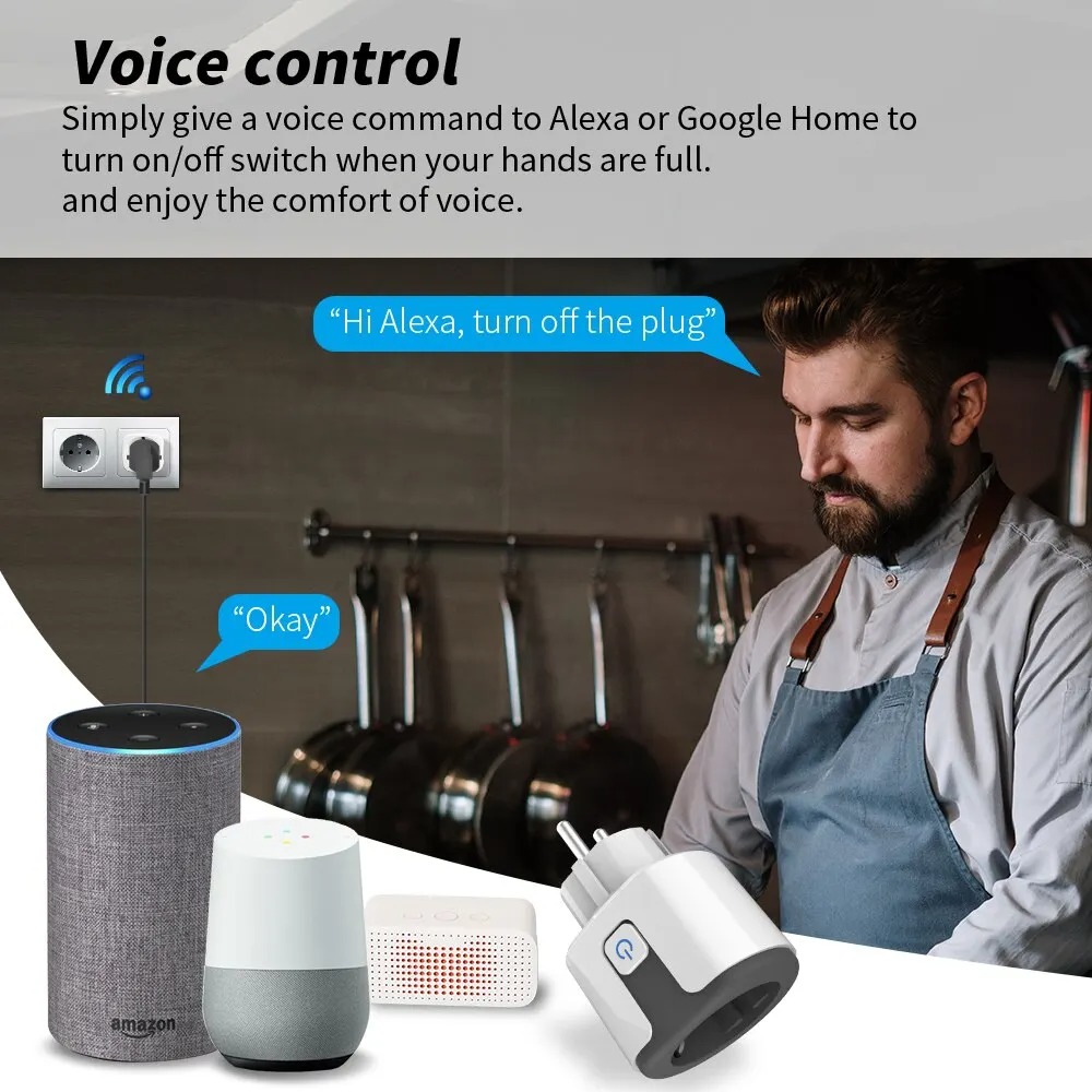 WiFi EU Smart Socket Plug Work - đánh giá và giá Wifi Smart Plug