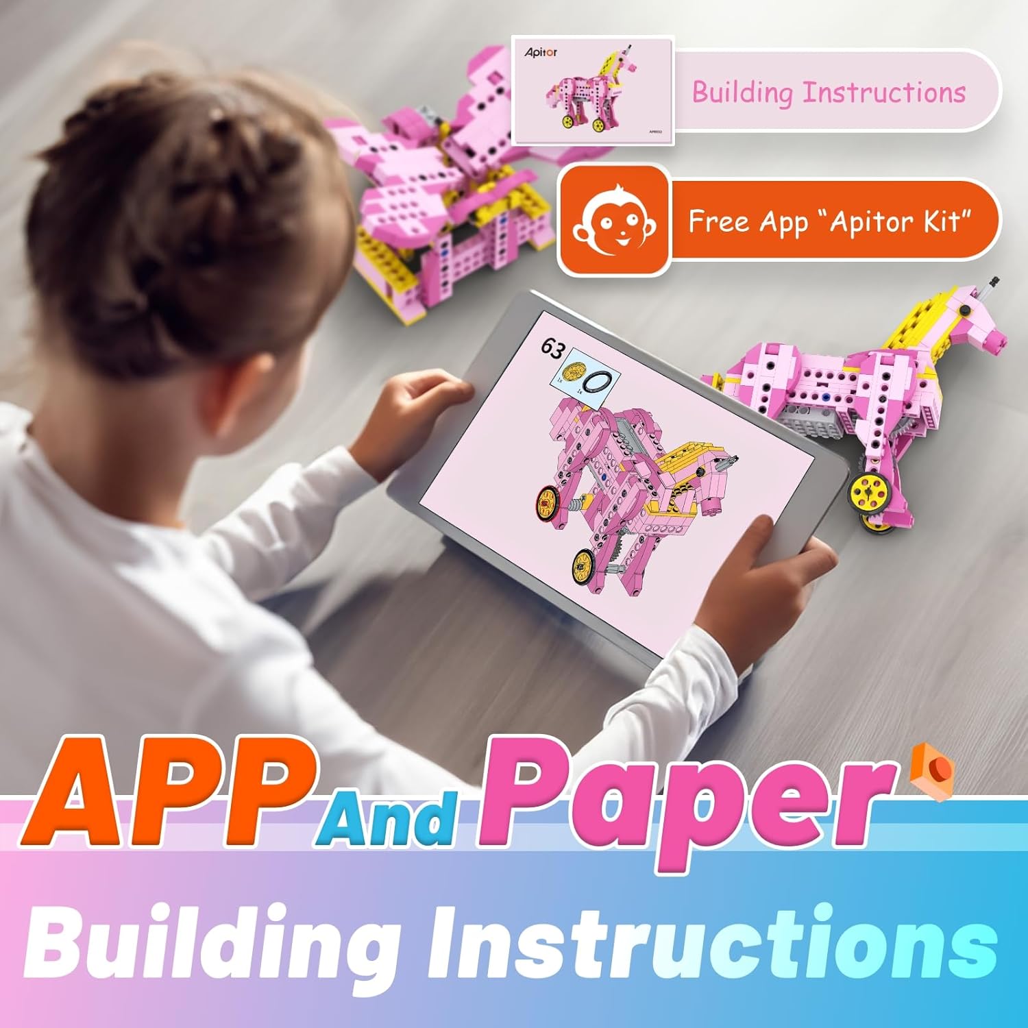 Apitor STEM Toys for Girls Gif - đánh giá và giá Stem Robotics Kit