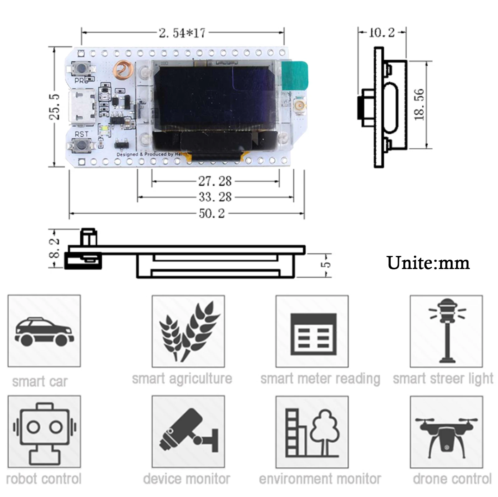 868MHz/915MHz LoRa Antenna Kit - đánh giá và giá Microcontroller Kit
