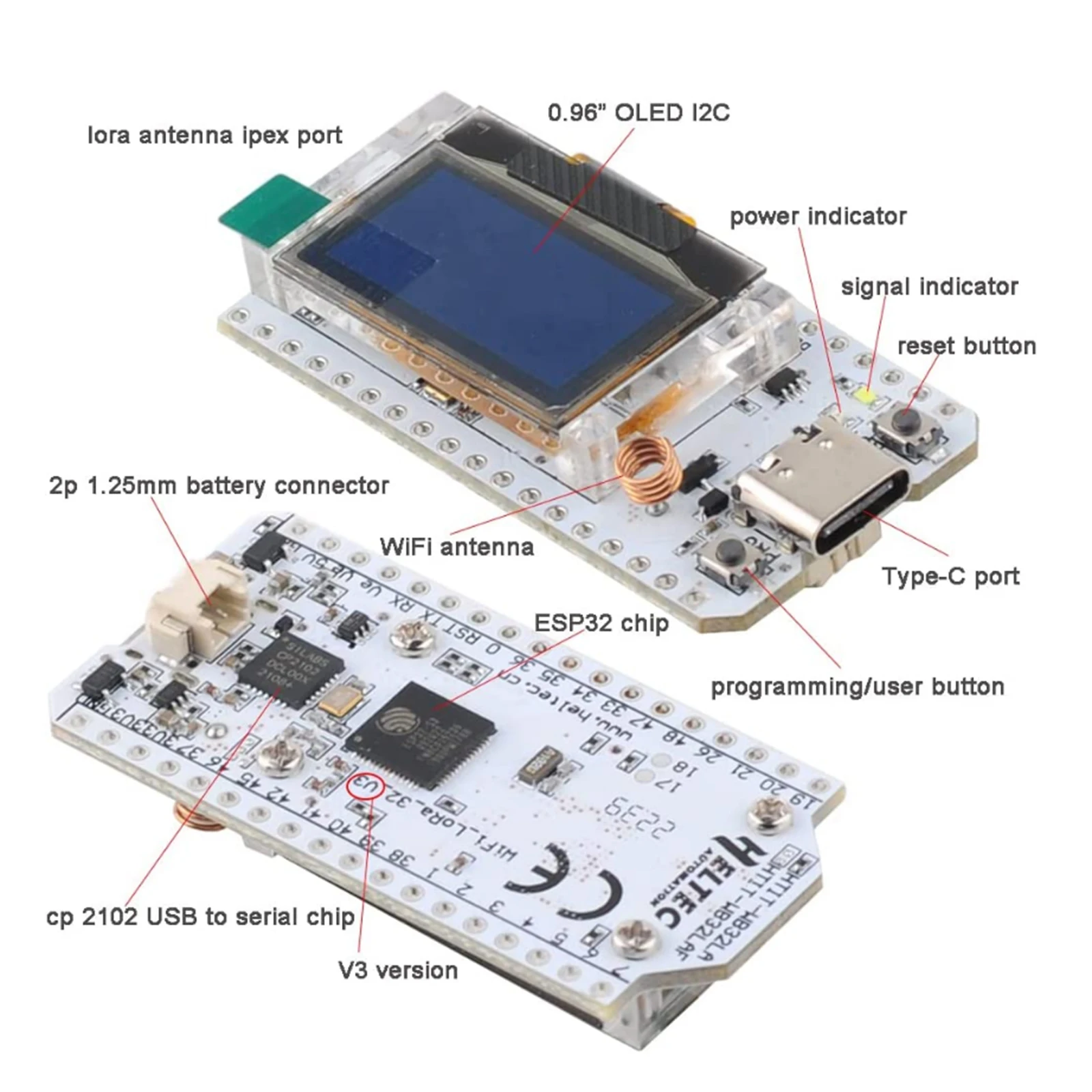 868MHz/915MHz LoRa Antenna Kit - đánh giá và giá Microcontroller Kit