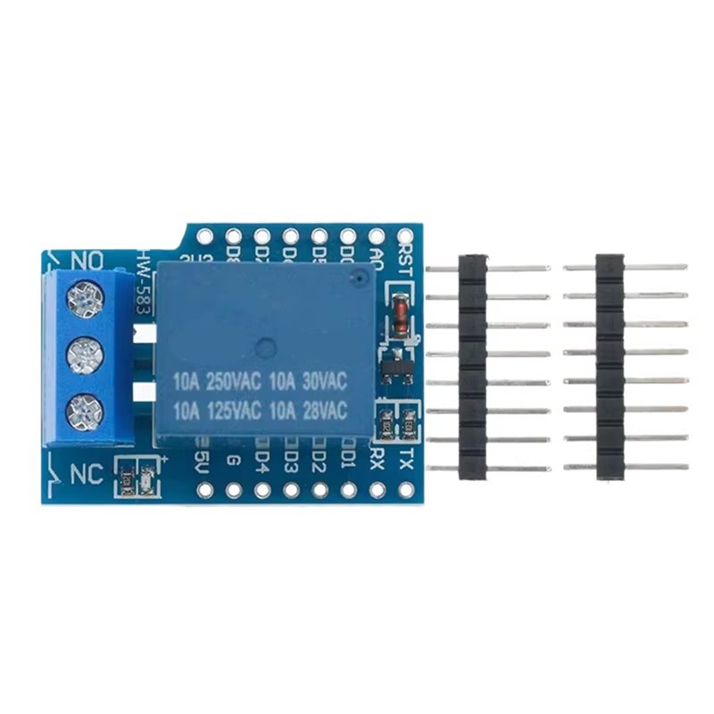 AS95-One Channel Wemos D1 Mini - đánh giá và giá Esp8266 Relay Module