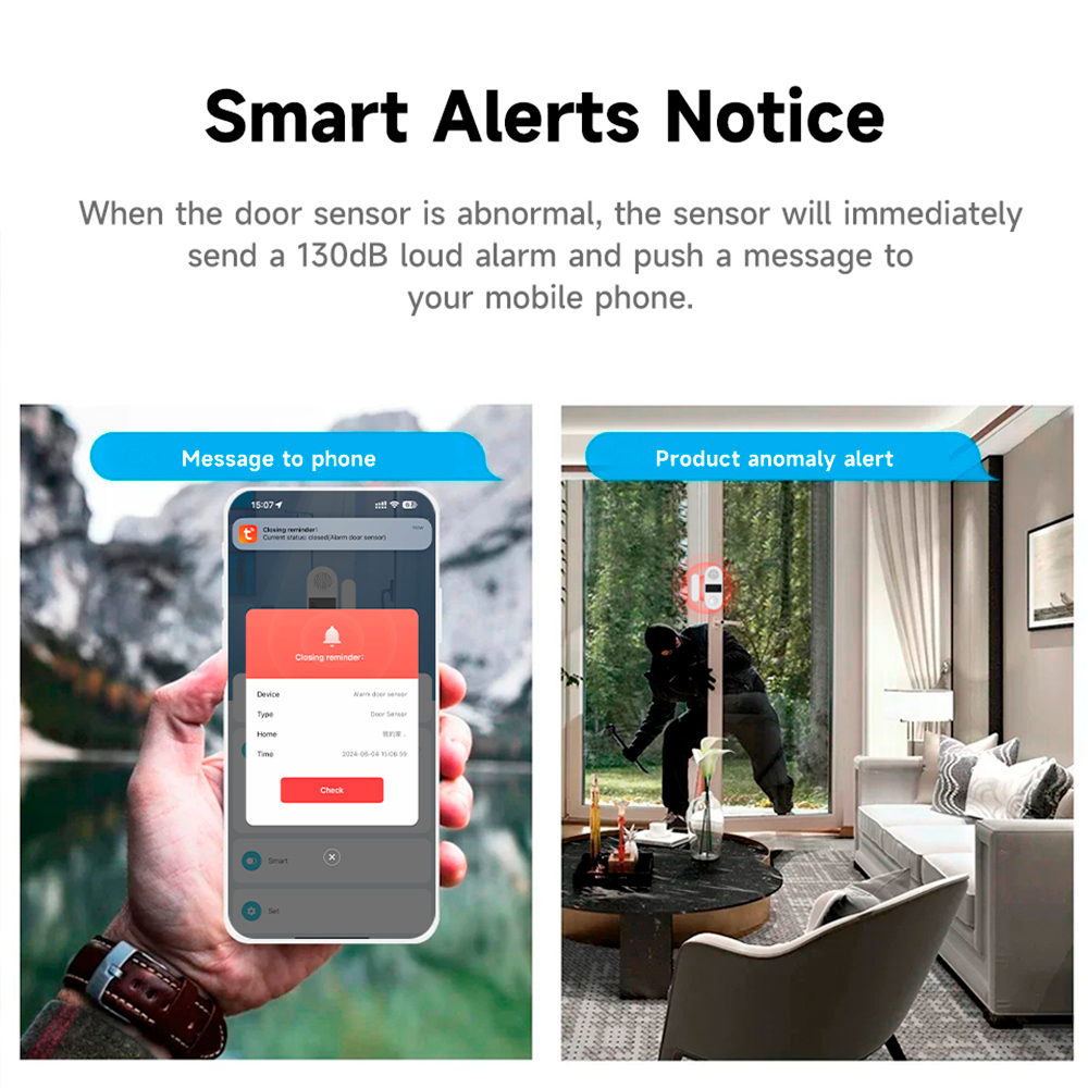 Tuya Zigbee Wireless Door Wind - đánh giá và giá Smart Home Automation Kit