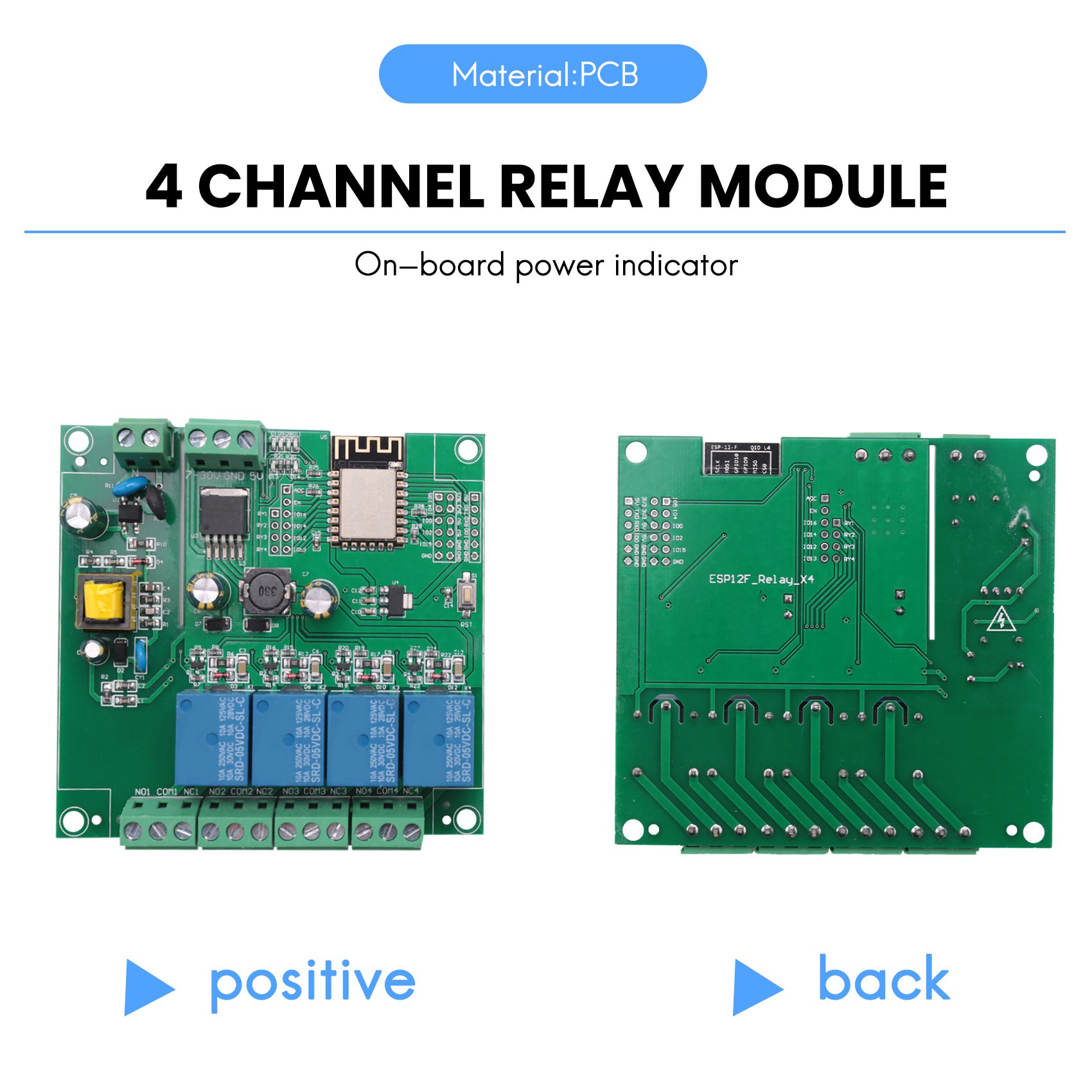 SCLS ESP8266 Wireless WIFI 4 C - đánh giá và giá Esp8266 Relay Module