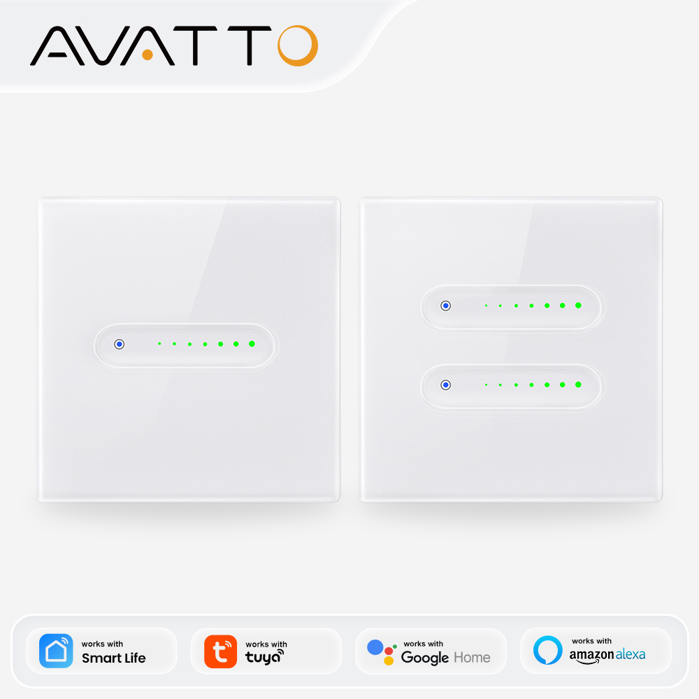 AVATTO WiFi 1/2 Gang Smart Dim - đánh giá và giá Smart Light Switch Wifi