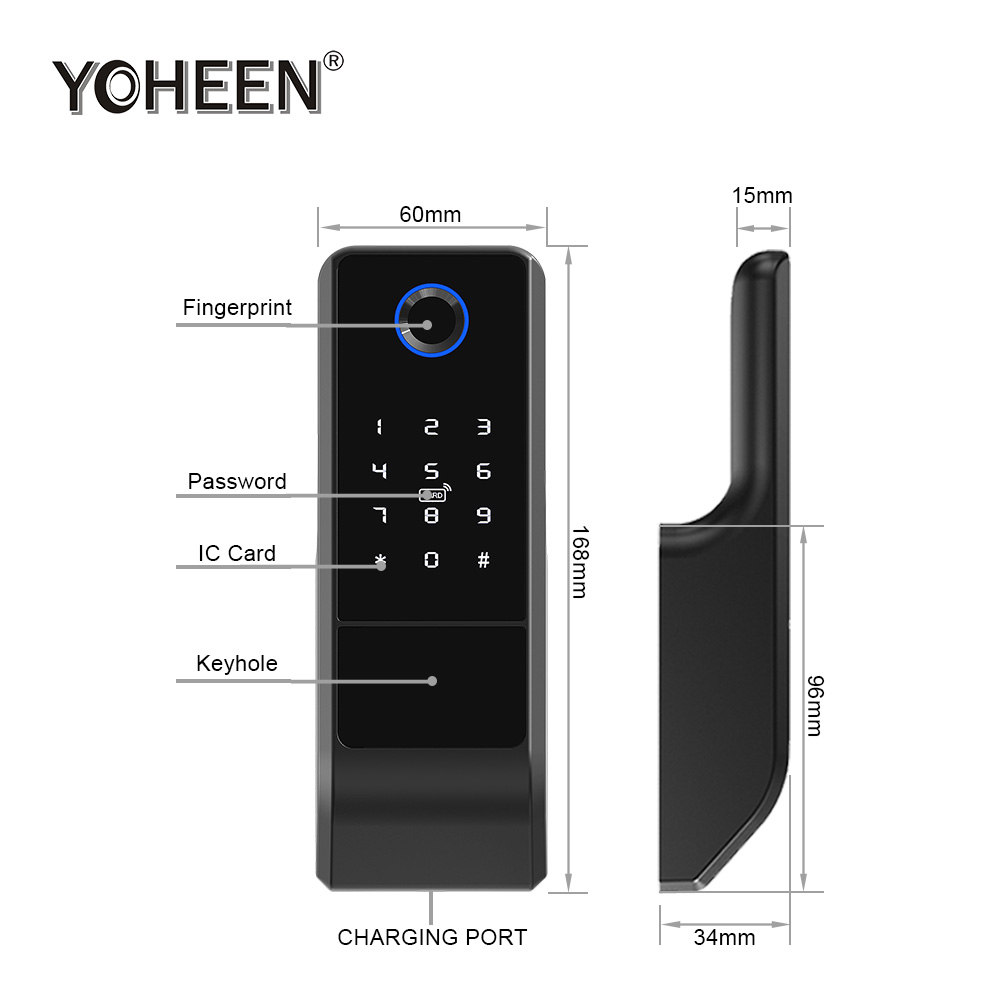 Waterproof Tuya APP WiFi Lock  - đánh giá và giá Smart Door Lock Wifi