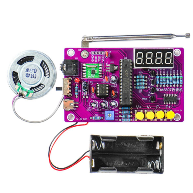 DIY FM Radio Electronic Kit 87 - đánh giá và giá Electronics Project Kit