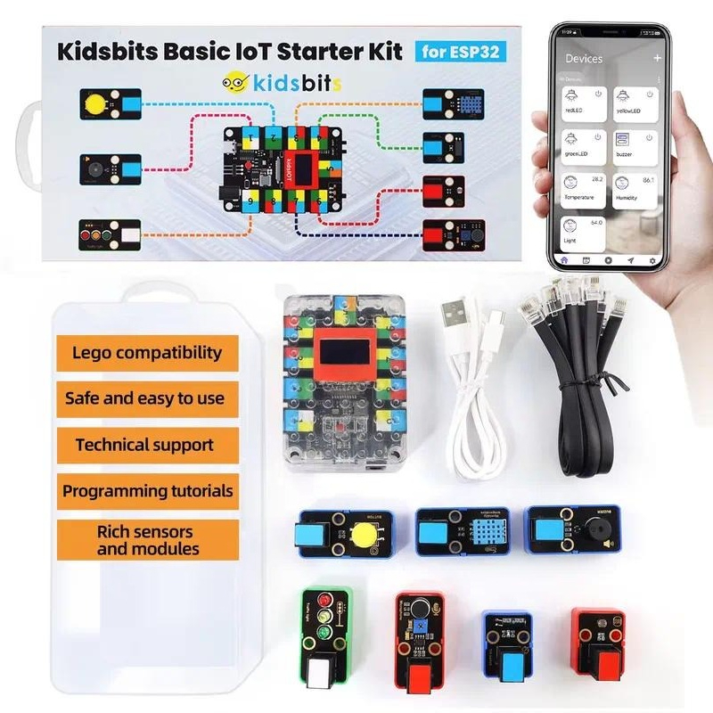 DIY Electronic STEM Kidbits Pr - đánh giá và giá Iot Kit Beginner