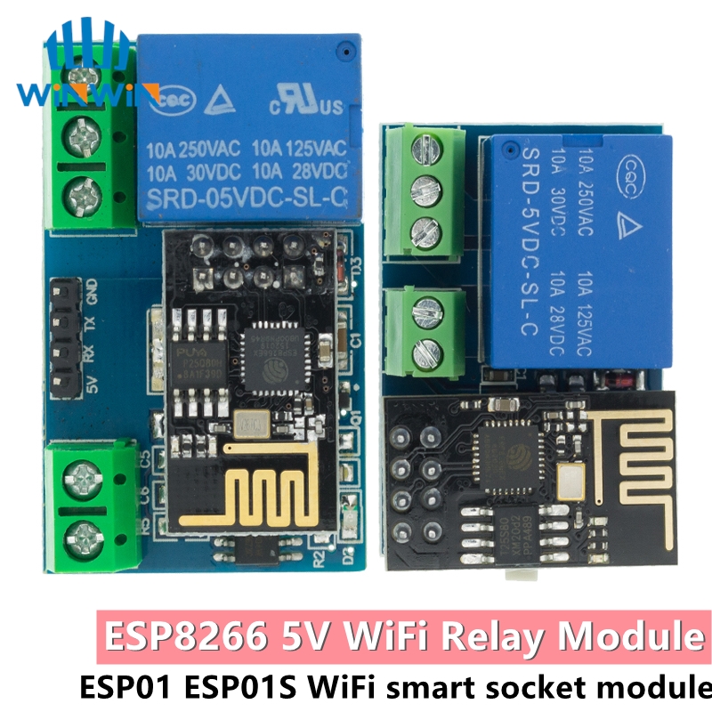 ESP8266 ESP-01 ESP-01S 5V WiFi - đánh giá và giá Esp8266 Relay Module