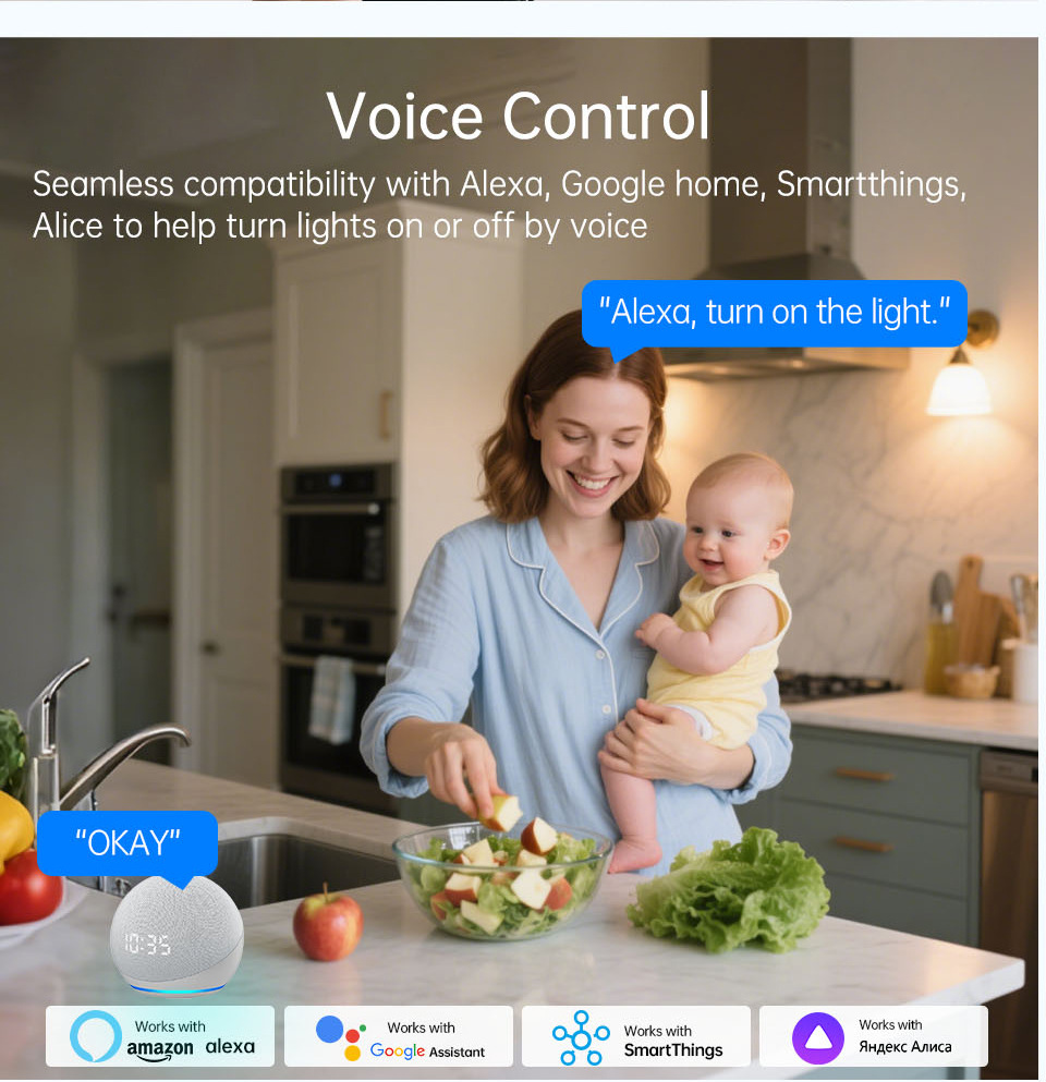 1 2 3 4 Gang WiFi RF 433mhz To - đánh giá và giá Smart Light Switch Wifi
