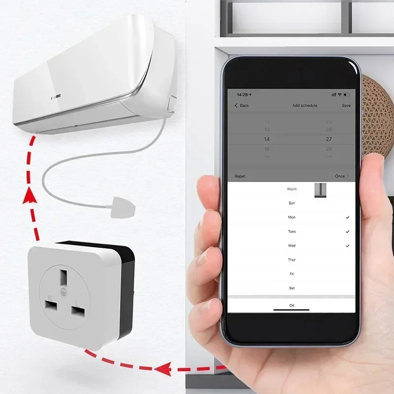 16A WiFi Air Conditioner Wall  - đánh giá và giá Wifi Smart Plug