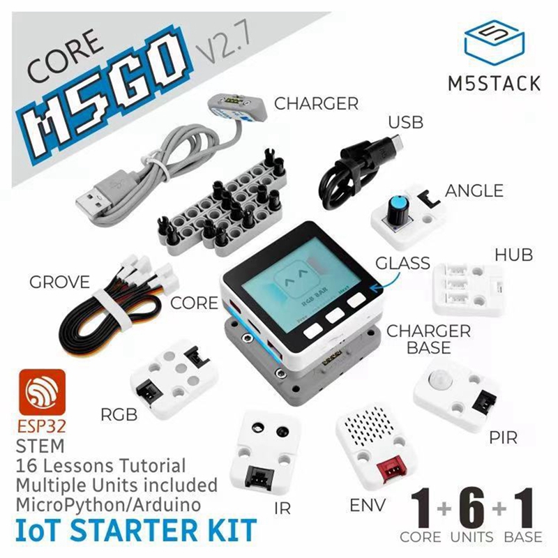 M5GO IoT Kit V2.7 IoT Beginner - đánh giá và giá Iot Kit Beginner