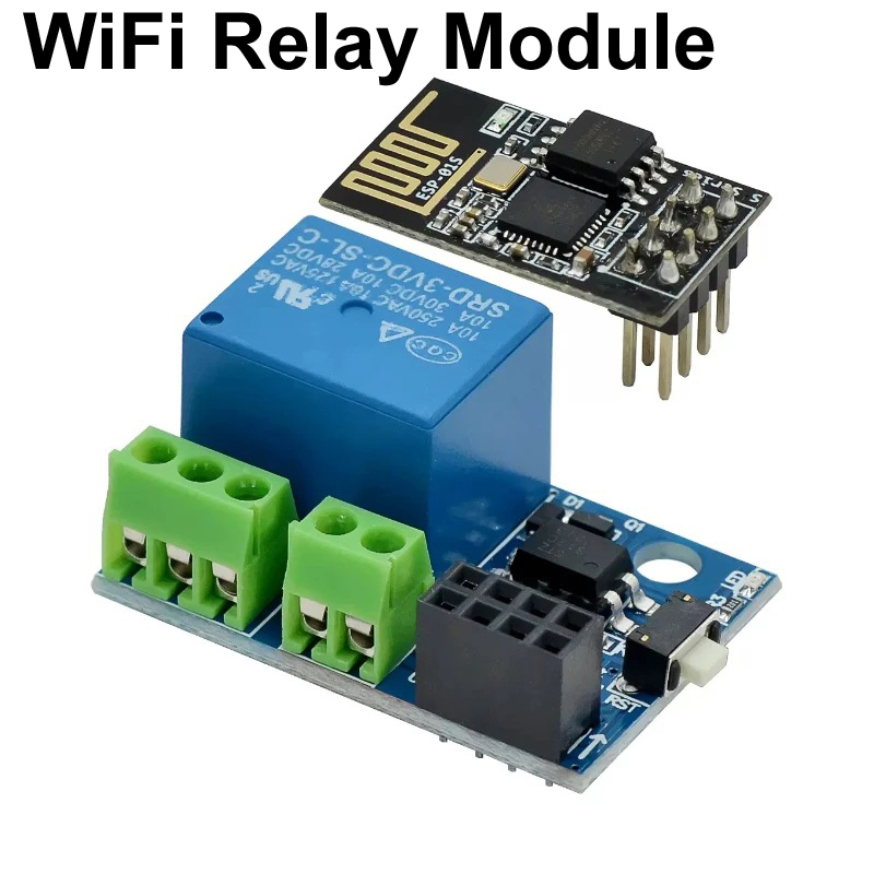 New ESP8266 ESP-01 ESP-01S 5V  - đánh giá và giá Esp8266 Relay Module