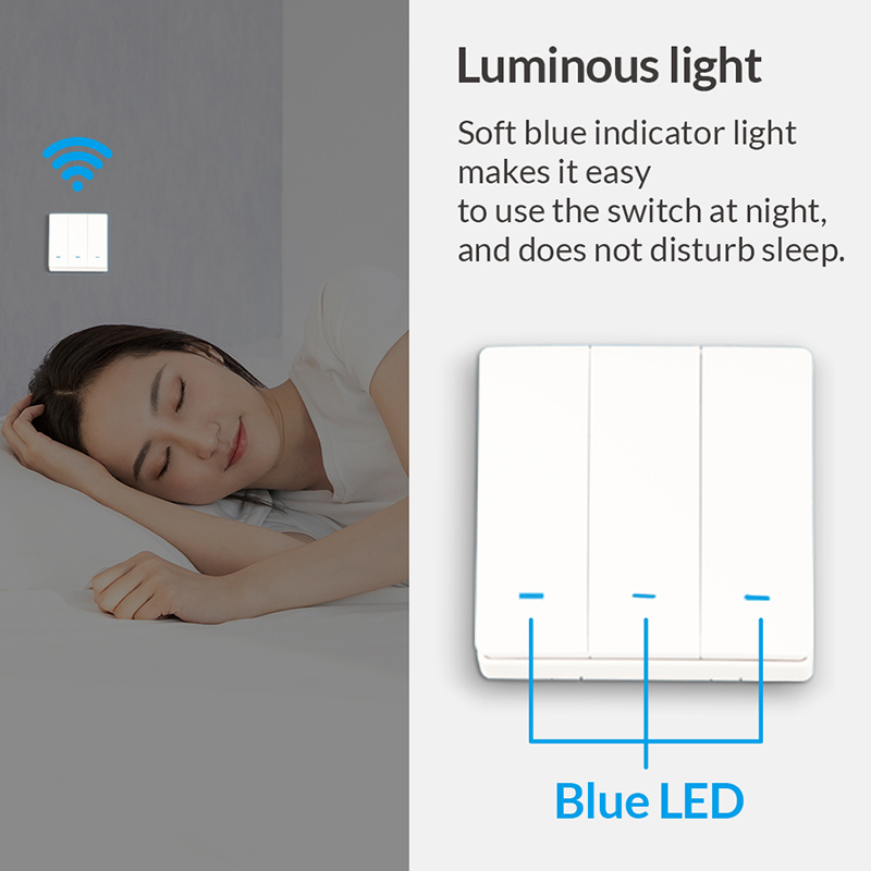 Công Tắc Thông Minh WiFi Đẩy N - đánh giá và giá Smart Light Switch Wifi