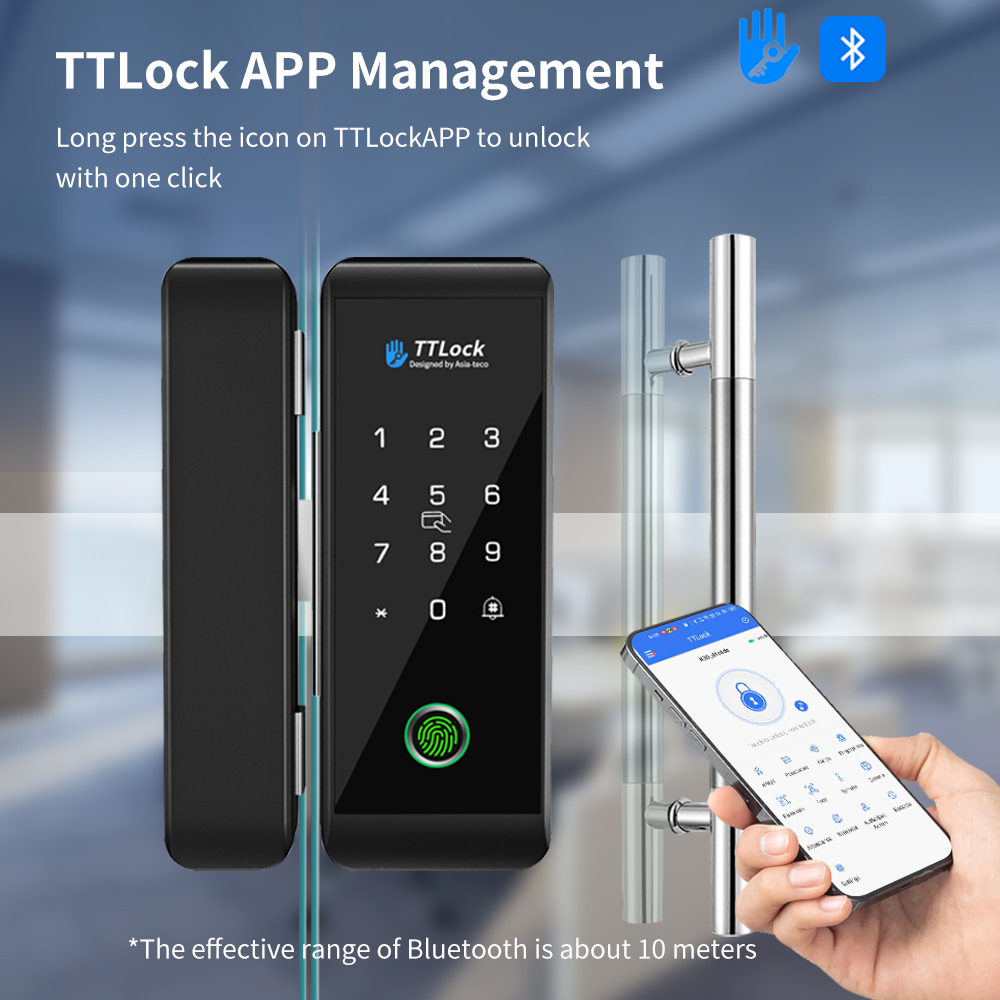 TTLOCK Smart Glass Lock Finger - đánh giá và giá Smart Door Lock Wifi
