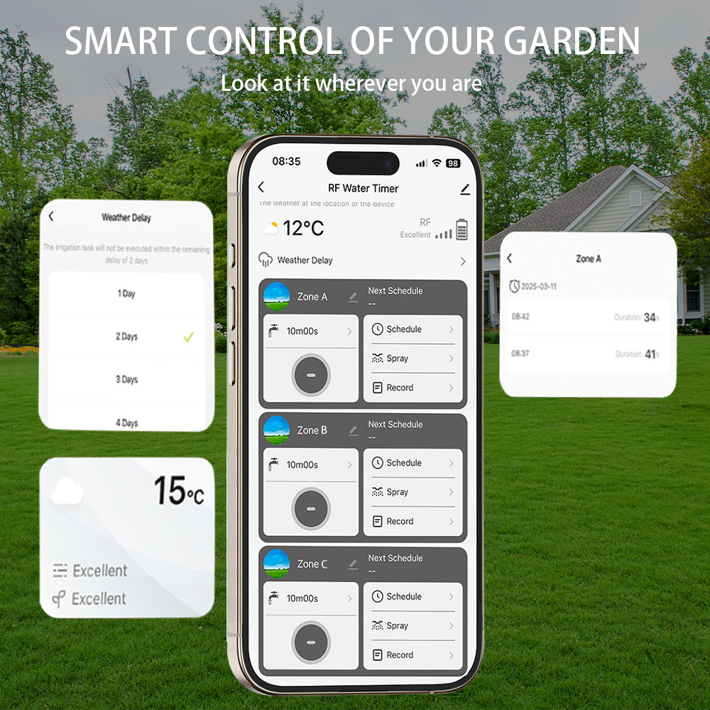Tuya Wifi+RF433 3-outlet Water - đánh giá và giá Wifi Smart Plug