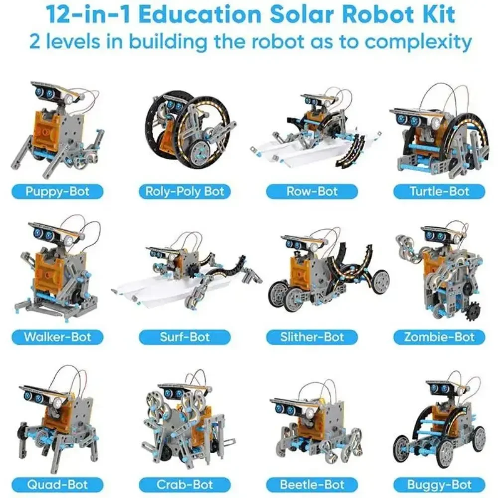 13 in 1 Solar Powered Robot Sc - đánh giá và giá Electronics Project Kit