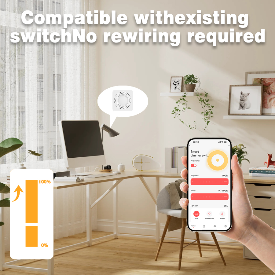Tuya WiFi Hidden Dimmer Switch - đánh giá và giá Smart Light Switch Wifi